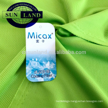 Quick dry micro check mesh knitting fabric for sports wear